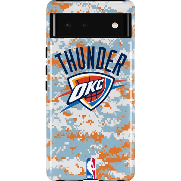NBA Oklahoma City Thunder Digi Camo Pixel Cases
