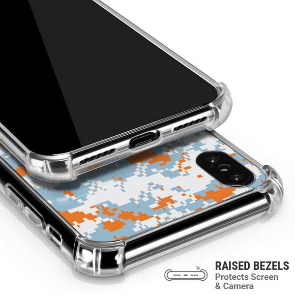 NBA Oklahoma City Thunder Digi Camo iPhone X/XS Clear Case