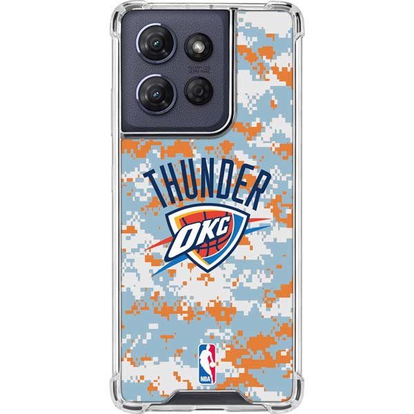 NBA Oklahoma City Thunder Digi Camo Moto G Play 5G (2025) Clear Case