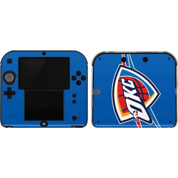 NBA Oklahoma City Thunder Large Logo Nintendo Skins