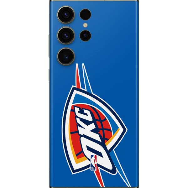 NBA Oklahoma City Thunder Large Logo Galaxy Skins
