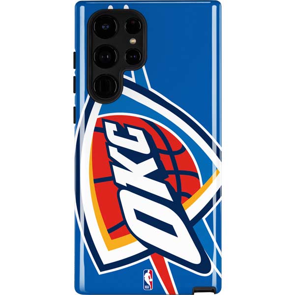NBA Oklahoma City Thunder Large Logo Galaxy Cases