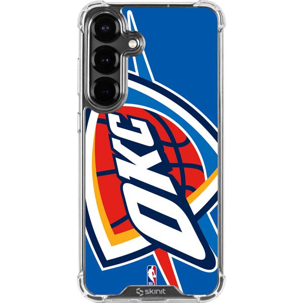 NBA Oklahoma City Thunder Large Logo Galaxy S26 Clear Case