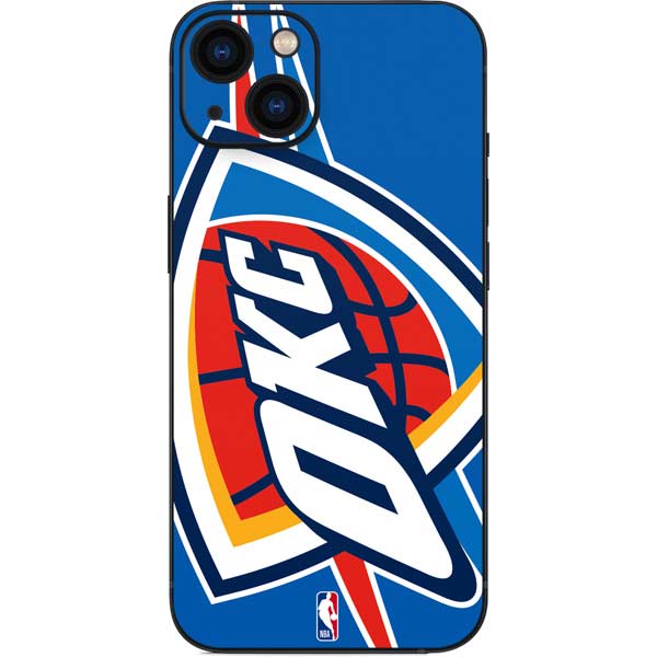 NBA Oklahoma City Thunder Large Logo iPhone Skins