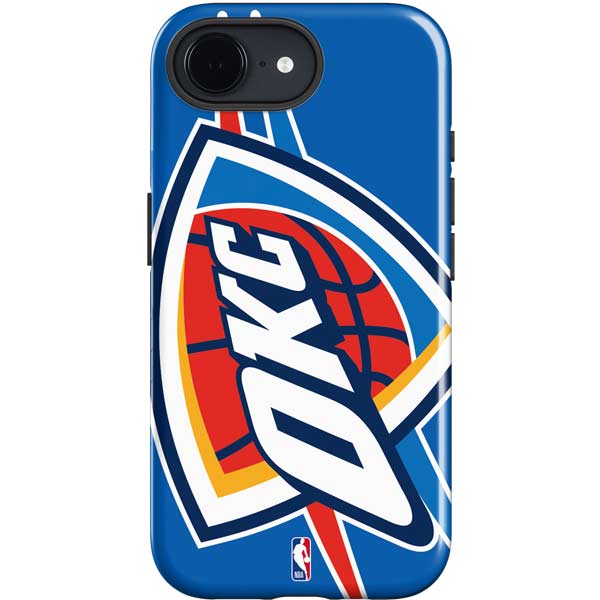 NBA Oklahoma City Thunder Large Logo iPhone 16e Impact Case