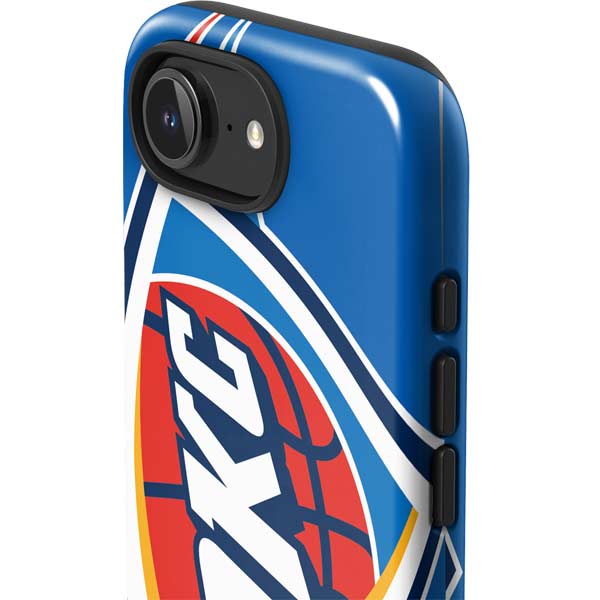 NBA Oklahoma City Thunder Large Logo iPhone 16e Impact Case
