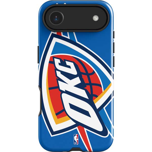 NBA Oklahoma City Thunder Large Logo iPhone 17 Air Impact Case