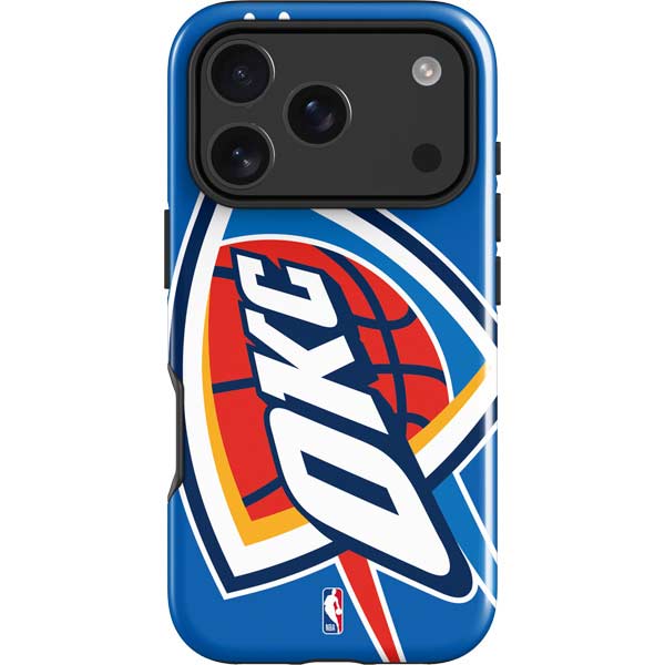 NBA Oklahoma City Thunder Large Logo iPhone 17 Pro Max Impact Case