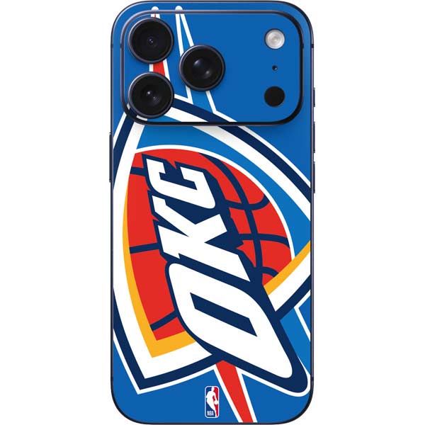 NBA Oklahoma City Thunder Large Logo iPhone 17 Pro Skin