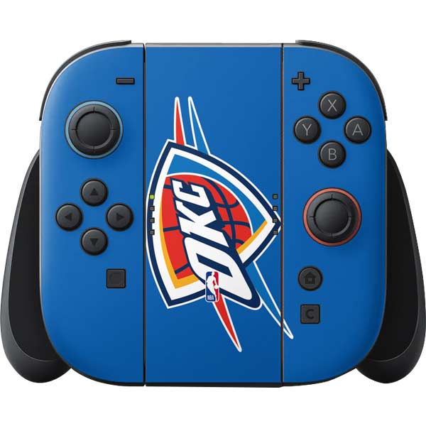 NBA Oklahoma City Thunder Large Logo Nintendo Skins