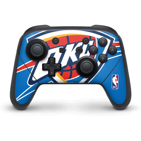 NBA Oklahoma City Thunder Large Logo Nintendo Skins