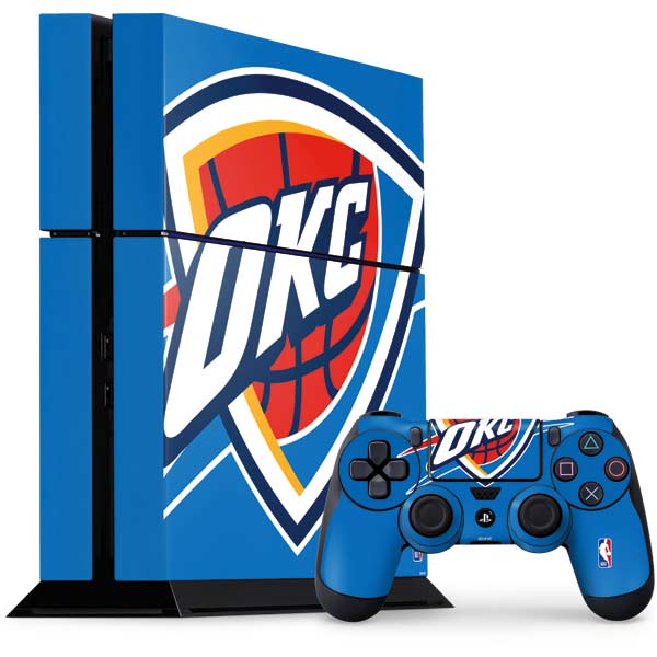 NBA Oklahoma City Thunder Large Logo PlayStation PS4 Skins