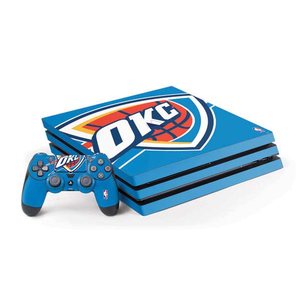 NBA Oklahoma City Thunder Large Logo PlayStation PS4 Skins