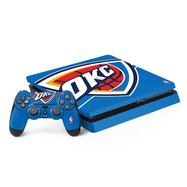 NBA Oklahoma City Thunder Large Logo PlayStation PS4 Skins
