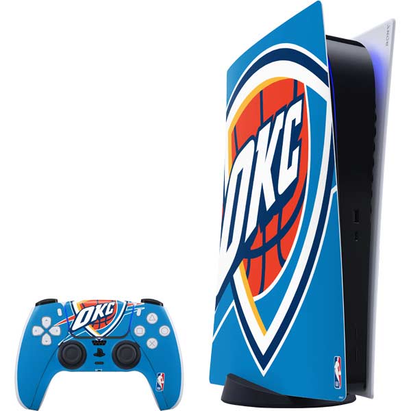 NBA Oklahoma City Thunder Large Logo PlayStation PS5 Skins