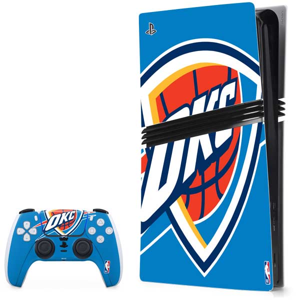 NBA Oklahoma City Thunder Large Logo PlayStation PS5 Skins