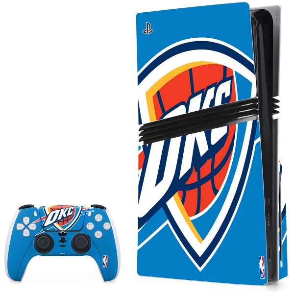 NBA Oklahoma City Thunder Large Logo PlayStation PS5 Skins