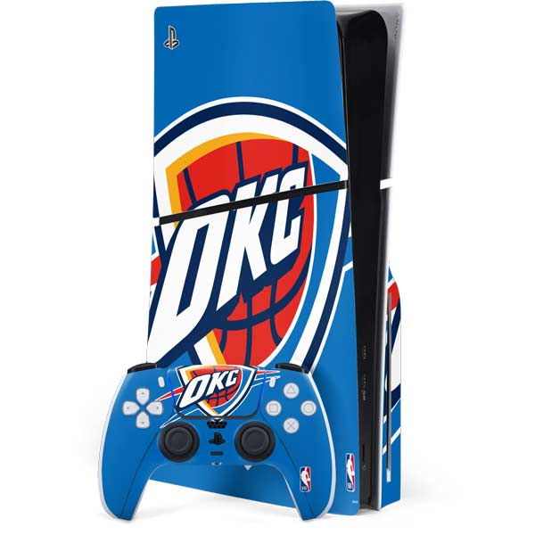 NBA Oklahoma City Thunder Large Logo PlayStation PS5 Skins