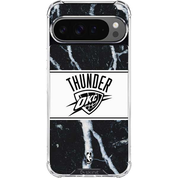 NBA Oklahoma City Thunder Marble Google Pixel 10 Pro Clear Case