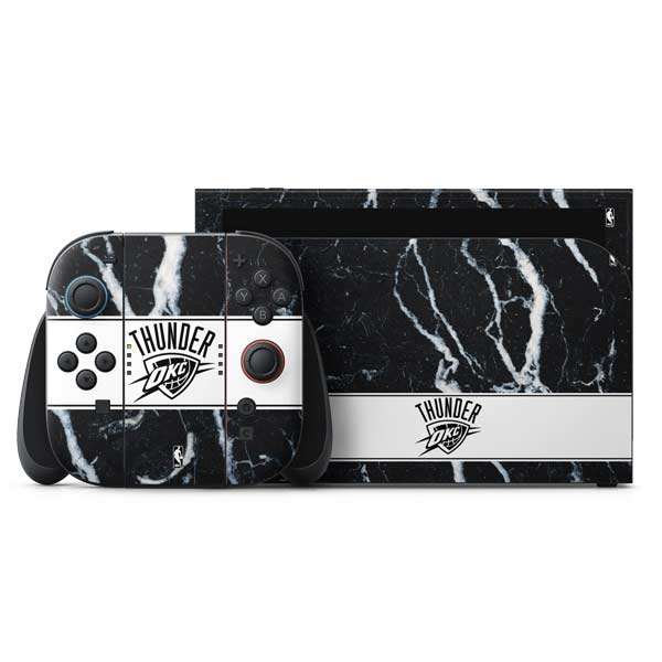 NBA Oklahoma City Thunder Marble Nintendo Skins