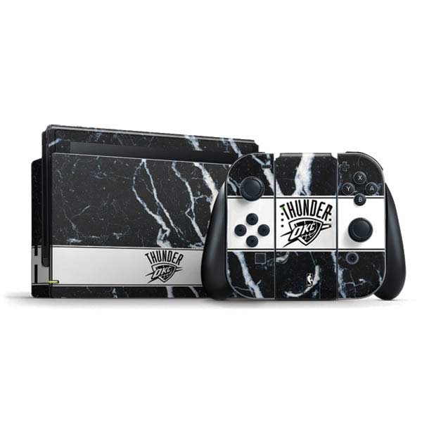 NBA Oklahoma City Thunder Marble Nintendo Skins