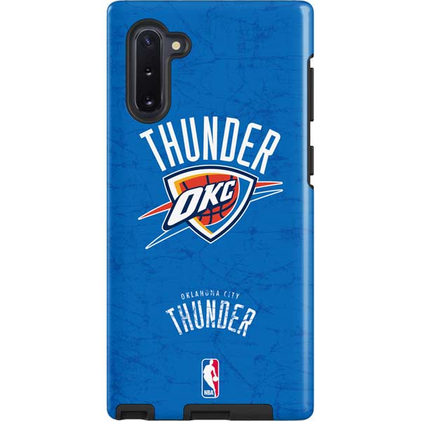 NBA Oklahoma City Thunder Primary Logo Galaxy Cases