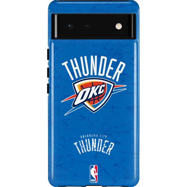NBA Oklahoma City Thunder Primary Logo Pixel Cases