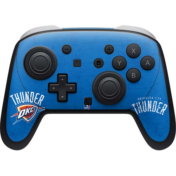 NBA Oklahoma City Thunder Primary Logo Nintendo Skins