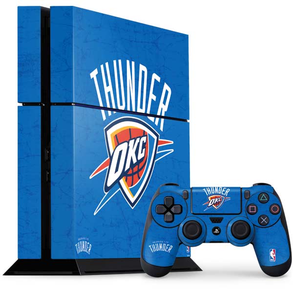 NBA Oklahoma City Thunder Primary Logo PlayStation PS4 Skins