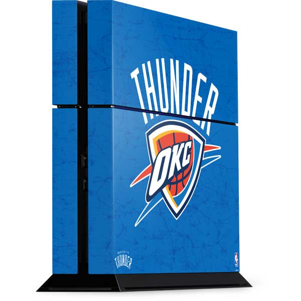 NBA Oklahoma City Thunder Primary Logo PlayStation PS4 Skins
