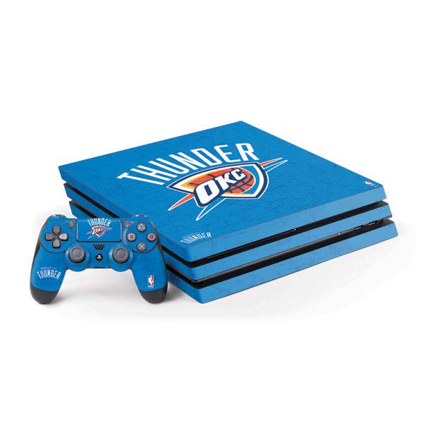NBA Oklahoma City Thunder Primary Logo PlayStation PS4 Skins