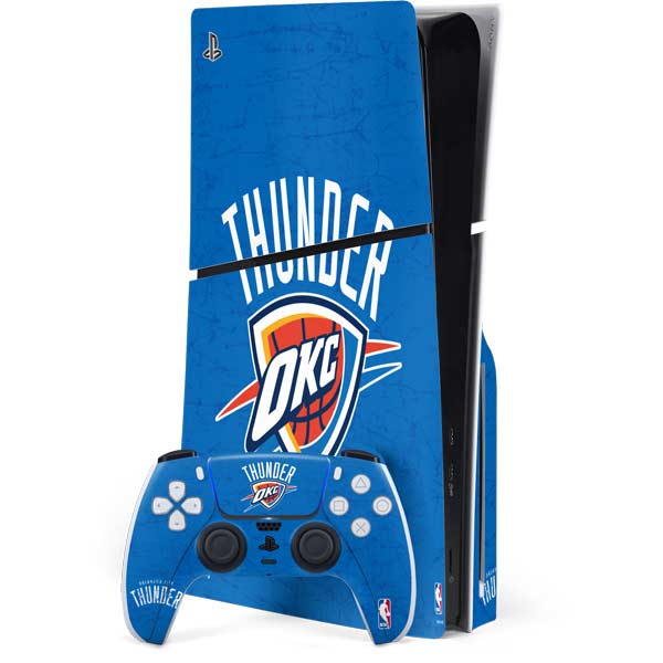 NBA Oklahoma City Thunder Primary Logo PlayStation PS5 Skins