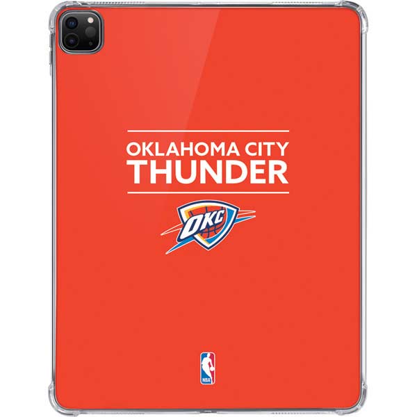 NBA Oklahoma City Thunder Standard - Orange iPad Pro 11in (2024) Clear Case