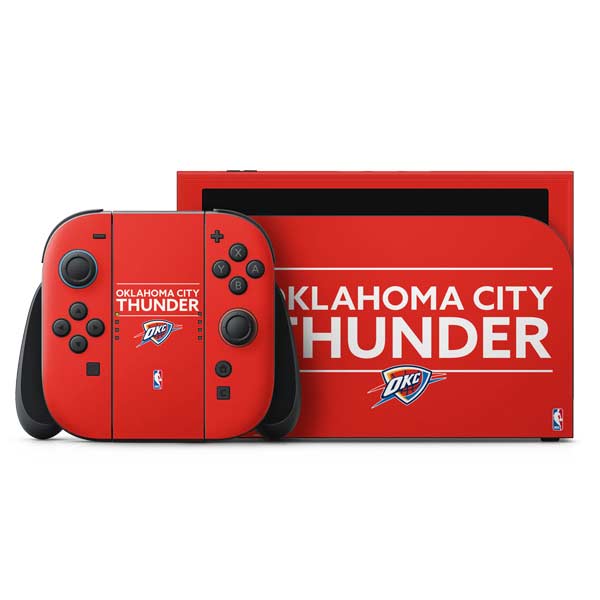 NBA Oklahoma City Thunder Standard - Orange Nintendo Switch 2 (2025) with Joy-Con Skin