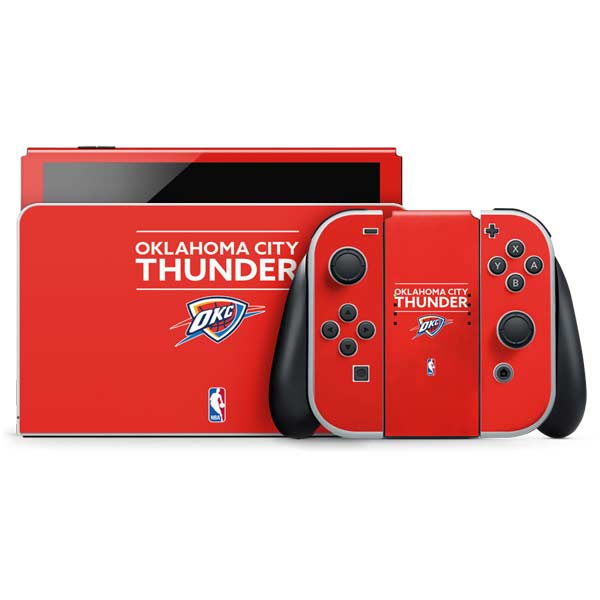 NBA Oklahoma City Thunder Standard - Orange Nintendo Skins
