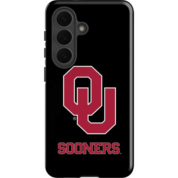 University of Oklahoma Sooners Black Galaxy S26 Plus Impact Case
