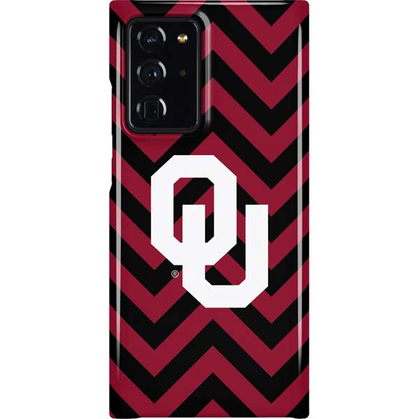 University of Oklahoma Sooners Chevron Galaxy Cases