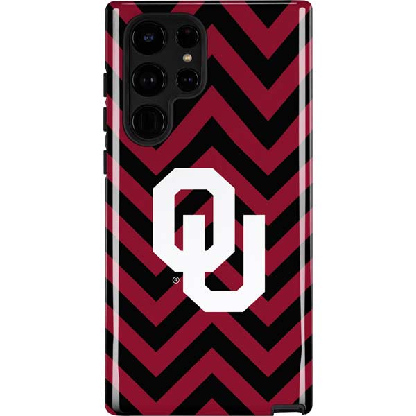 University of Oklahoma Sooners Chevron Galaxy Cases