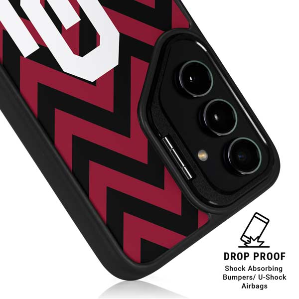 University of Oklahoma Sooners Chevron Galaxy S26 Plus Kickstand Case