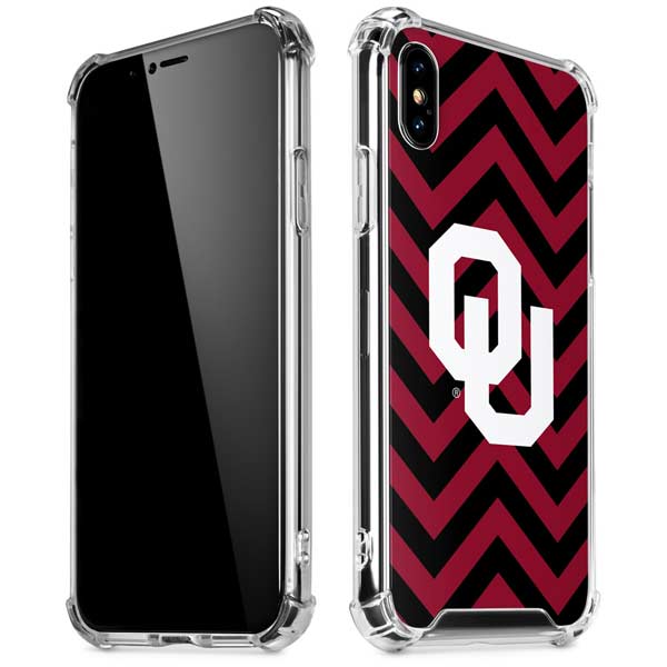 University of Oklahoma Sooners Chevron iPhone X/XS Clear Case
