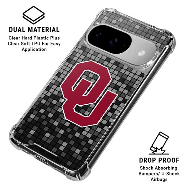 University of Oklahoma Sooners Digi Google Pixel 10 Clear Case