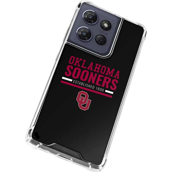 University of Oklahoma Sooners Est 1890 Moto G Power 5G (2025) Clear Case