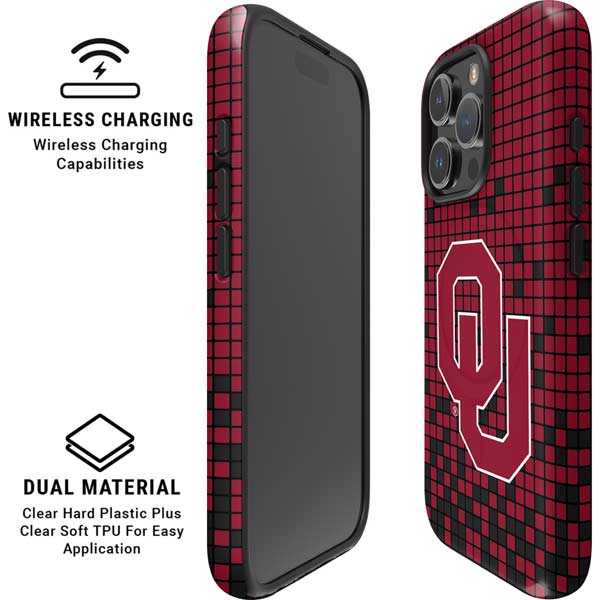 University of Oklahoma Sooners Red Digi iPhone 16 Pro Magsafe Impact Case
