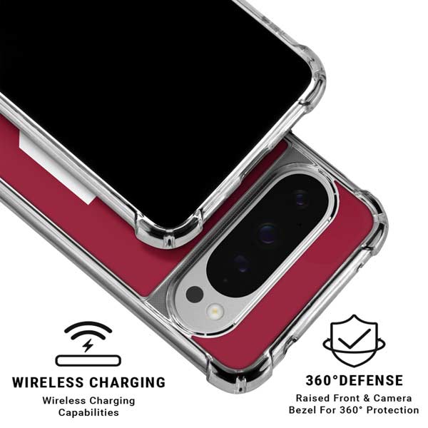 University of Oklahoma Sooners Red Google Pixel 10 Pro XL Clear Case