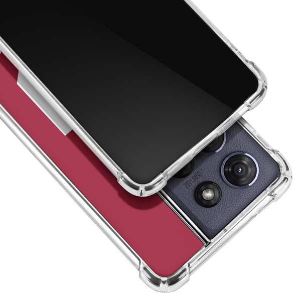University of Oklahoma Sooners Red Moto G 5G (2025) Clear Case
