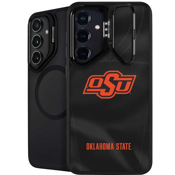 Oklahoma State University Black Jersey Galaxy S26 Kickstand Case