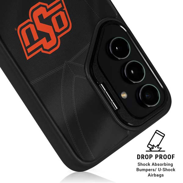 Oklahoma State University Black Jersey Galaxy S26 Kickstand Case