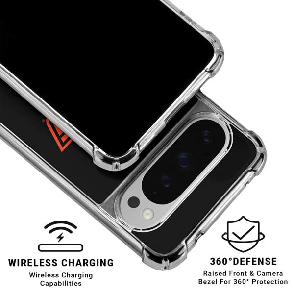 Oklahoma State University OSU on Black Google Pixel 10 Pro XL Clear Case