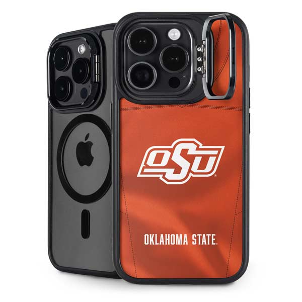 Oklahoma State University Orange Jersey iPhone 14 Pro Kickstand Case