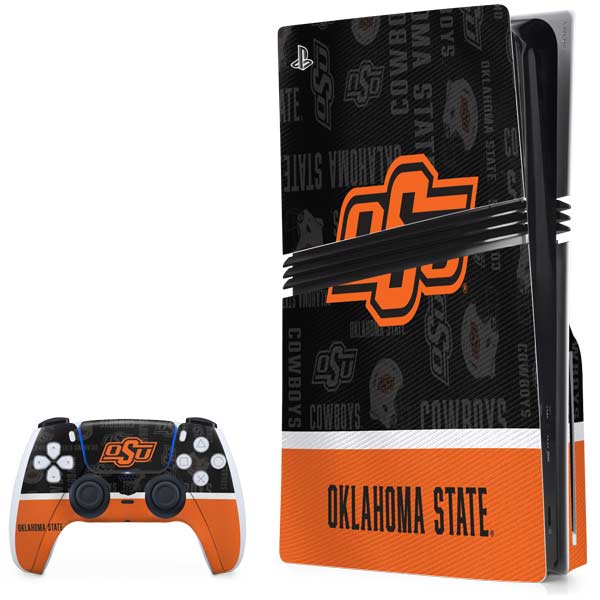 Oklahoma State University Split Jersey PlayStation PS5 Skins